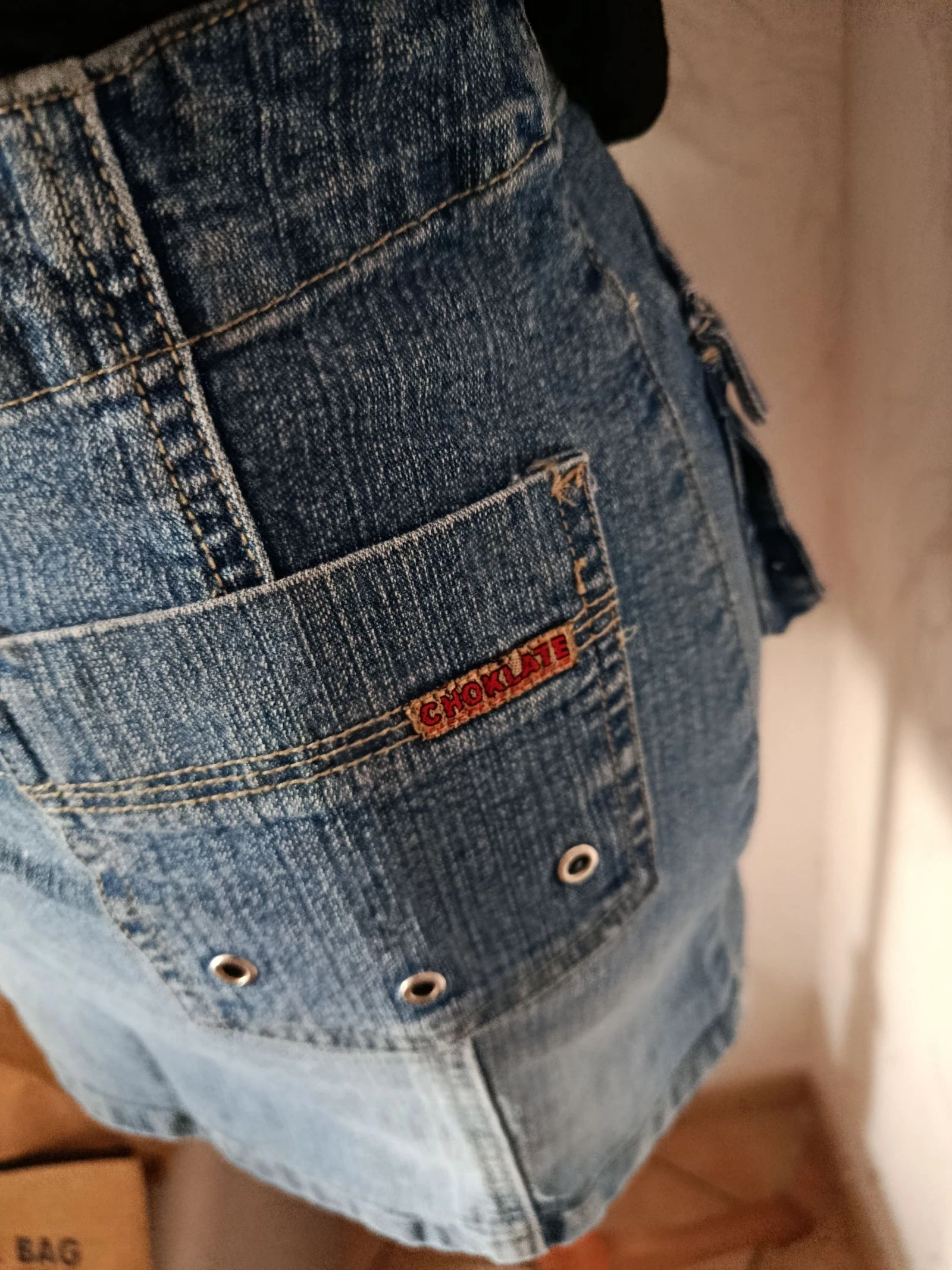 Mini saia jeans – photo 6